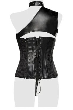 Grey Velvet - Formende Corsage mit Schulterteil schwarz 15306