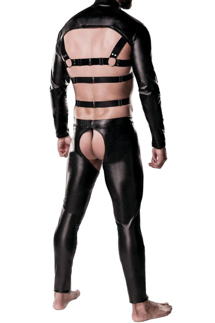 Grey Velvet - Herren Clubwear Set mit Bolero und Chaps