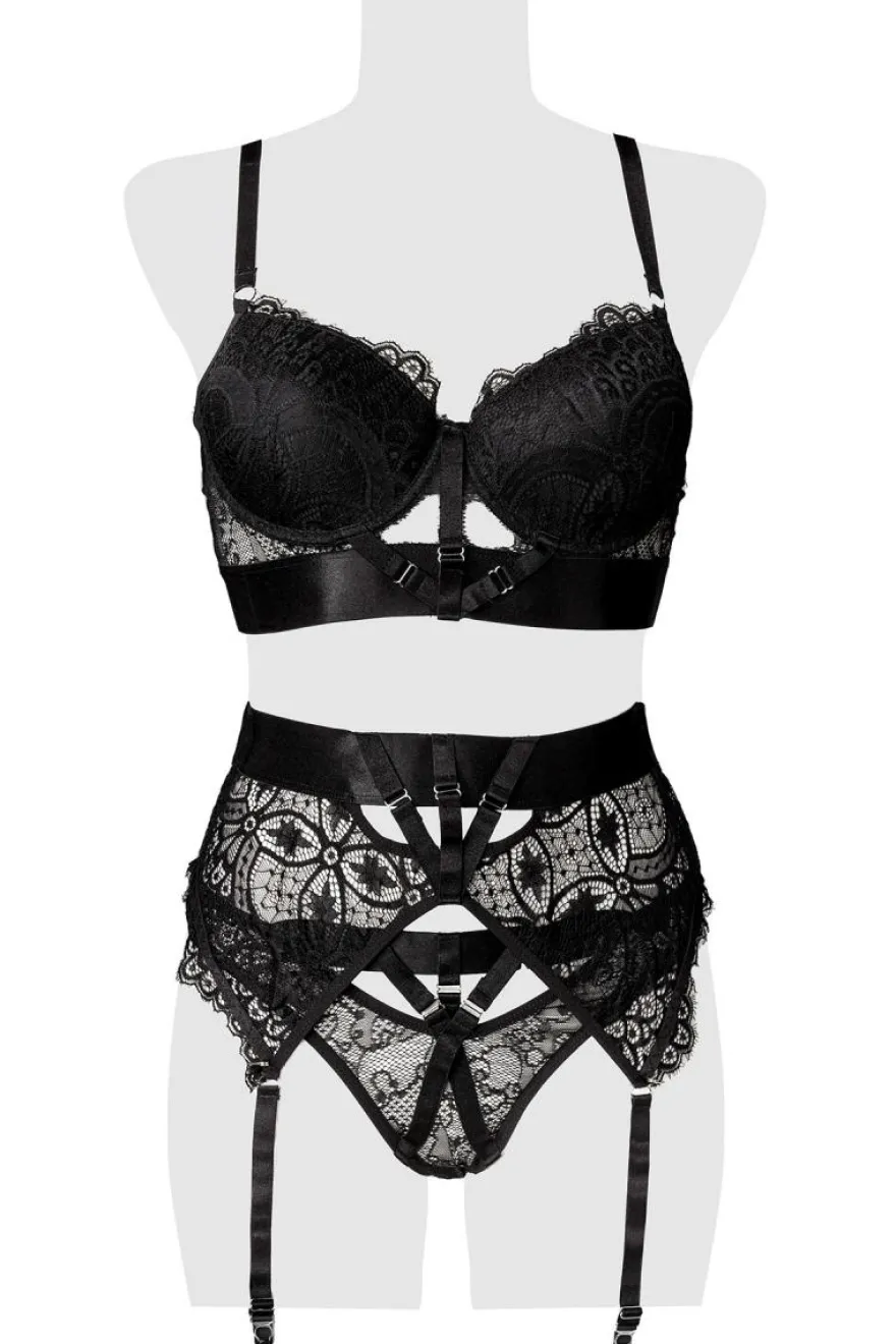 Grey Velvet - 3-teiliges Erotikset
