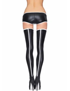 7Heaven - Straps-Strümpfe Mitu 7H694237M schwarz/weiß