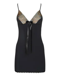 LivCo Corsetti - FANTASIA Negligeé und Panty LC 90235 schwarz