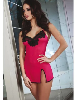 LivCo Corsetti - Vikrit Negligeé und Panty LC 90102 rot