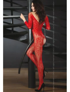 LivCo Corsetti - ZITA Bodystocking LC 17199 rot