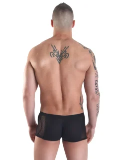 LOOK ME - Herren Boxer Visible Man LM23-67BLK schwarz