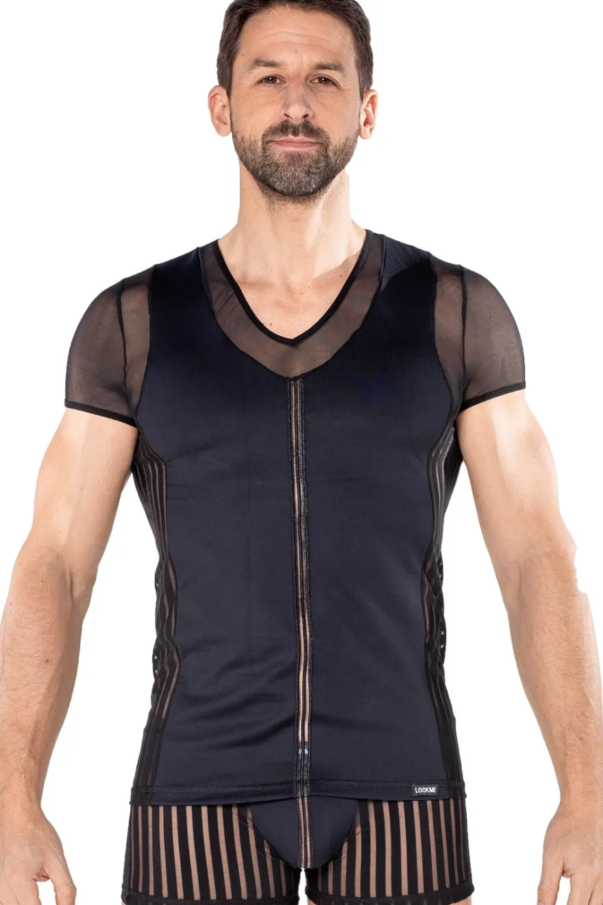 Look Me - Herren Shirt aus Netz Material