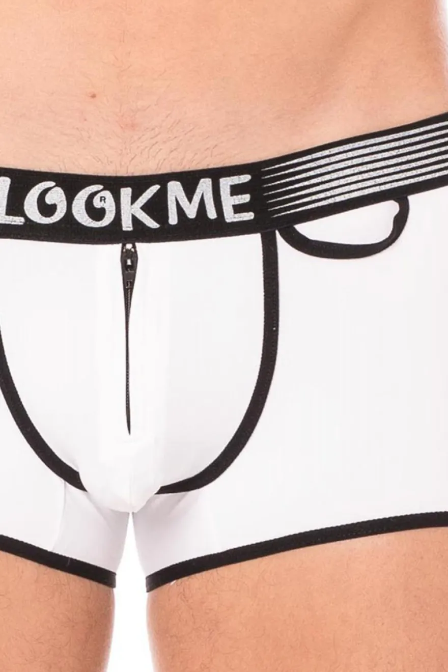 Look Me - Panty aus dehnbarem Material mit Reißverschluss