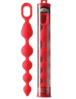 Malesation - Ballchain medium rot Analkette