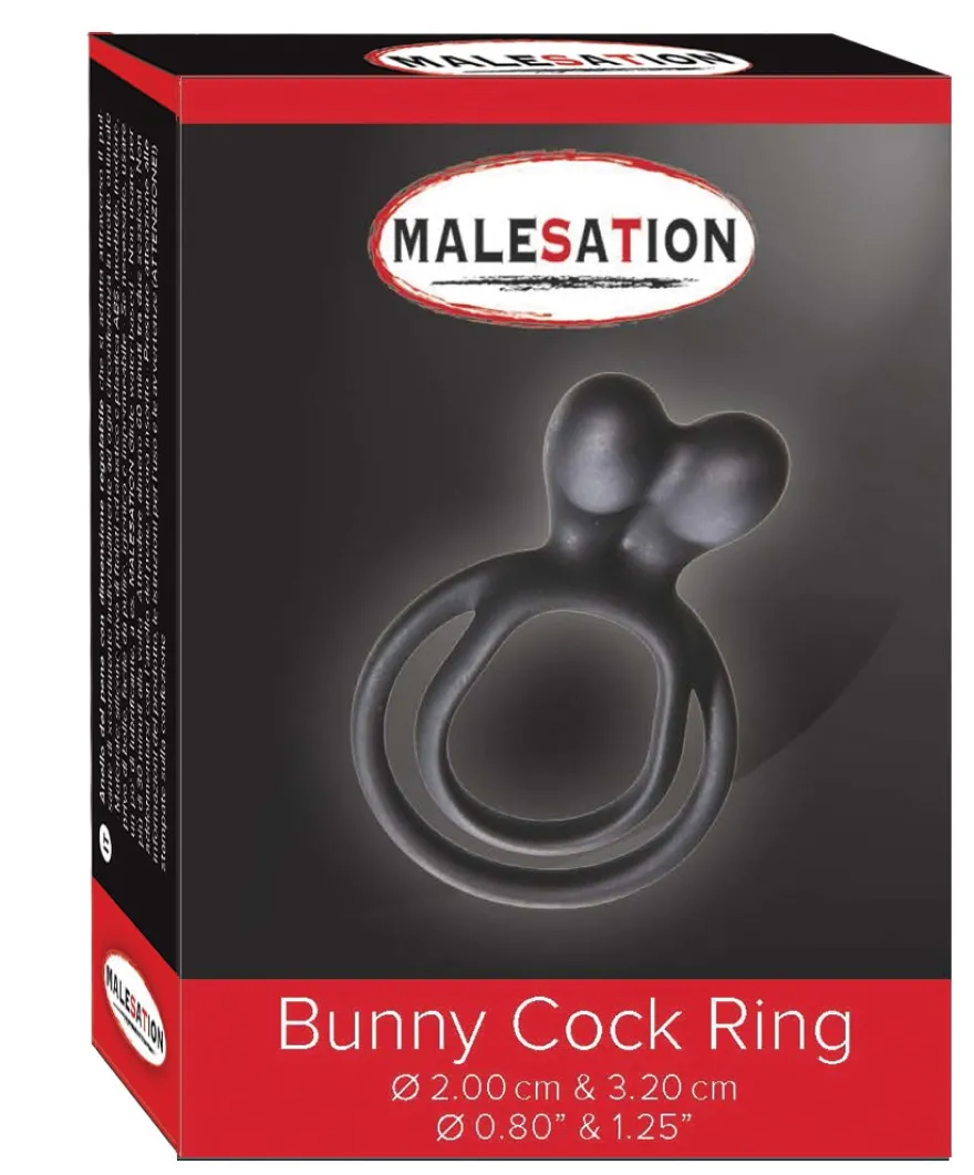 Malesation - Bunny Cock Ring Penisring (Ø 2,00 cm & 3,20 cm)