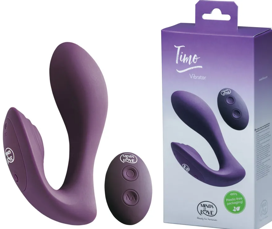 Minds of Love - Timo Vibrator mit Fernbedienung lila
