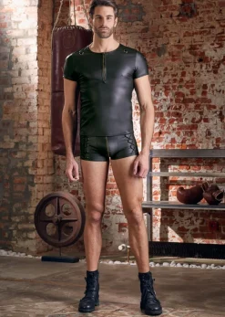 NEK - Herren Shirt mit D-Ringen & Schnürungen