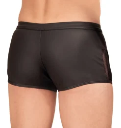 NEK - Short im Mattlook mit Netz-Elemente