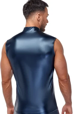 NEK - Top im Metallic-Mattlook