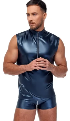 NEK - Top im Metallic-Mattlook