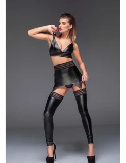 Noir Handmade - Bralette mit elastischen Bändern schwarz