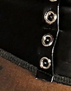 Noir Handmade - Extravagantes Corsagen-Kleid - Powerwetlook und zarter Tüll