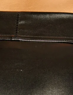 Noir Handmade - Minirock aus EcoLeather mit 2-Wege-Zipper