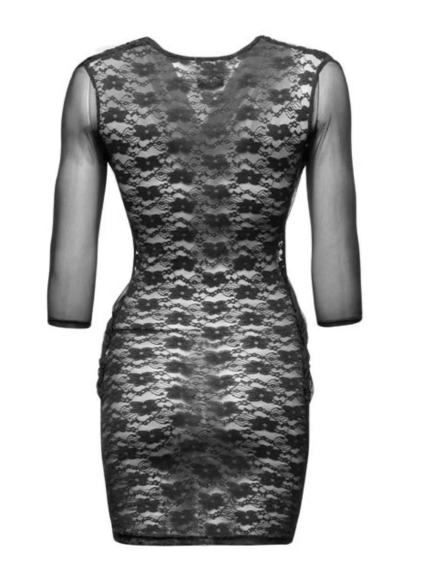 Noir Handmade - schwarzes Tüll Kleid FLIRTY F113B+