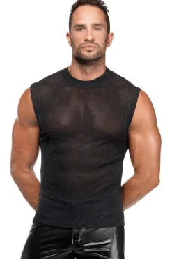 Noir Handmade - Tank Top aus Netz Material