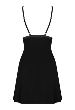 Obsessive - Cecilla Negligée & String schwarz
