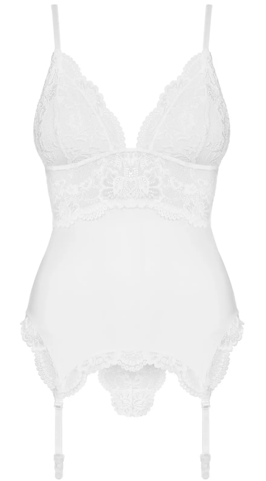 Obsessive - 810-COR Korsett und String weiß
