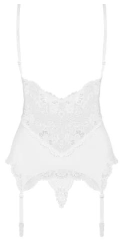 Obsessive - 810-COR Korsett und String weiß