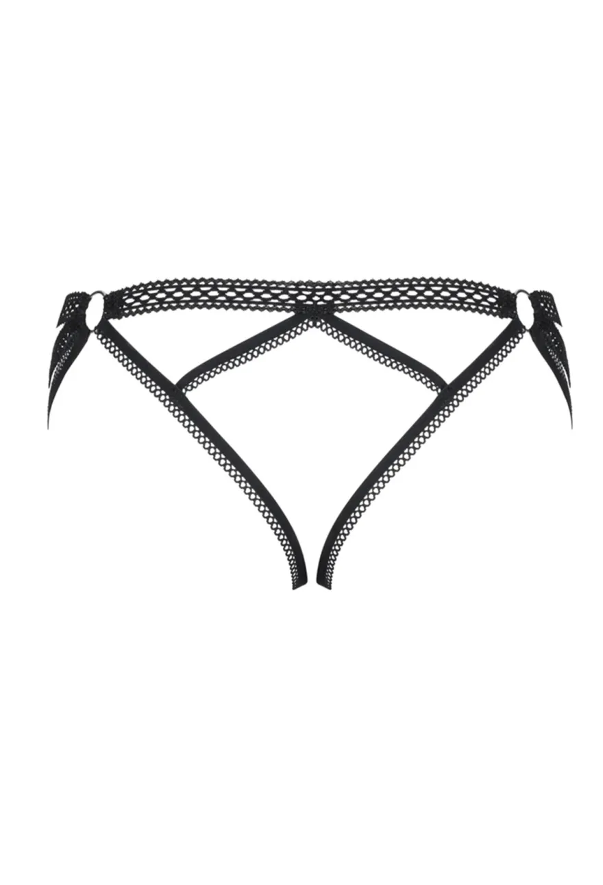 Obsessive - Darkie Strapshalter schwarz