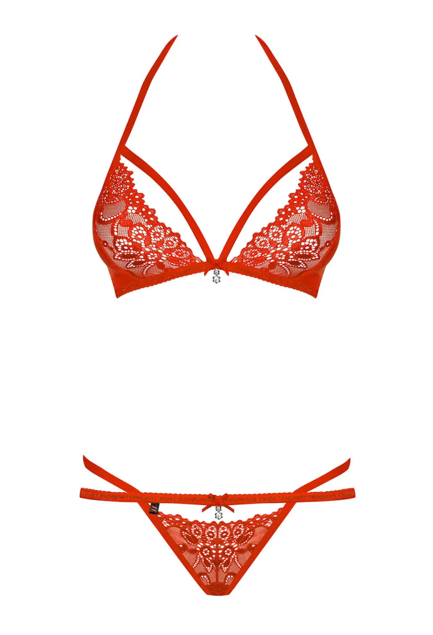 Obsessive - Dessous Set 2 tlg. rot