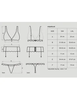 Obsessive - Emperita Set schwarz
