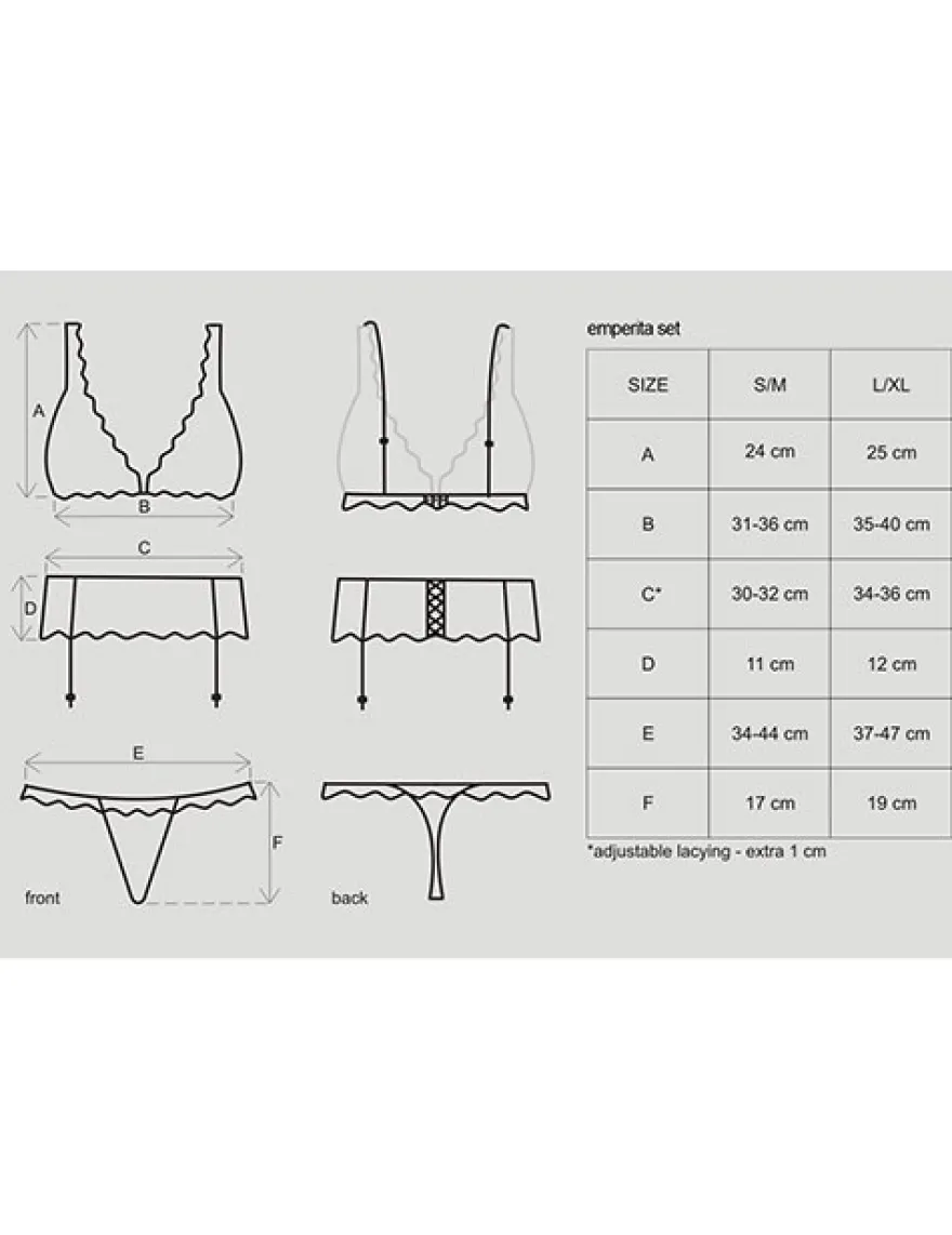 Obsessive - Emperita Set schwarz