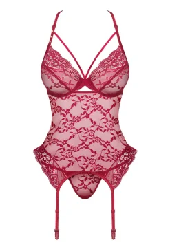 Obsessive - Ivetta Corset & Thong rot