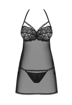 Obsessive - Joylace Babydoll & Tanga schwarz
