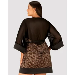 Obsessive - Kimono Leoparden Look
