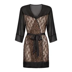 Obsessive - Kimono Leoparden Look