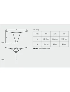 Obsessive - Luiza String schwarz