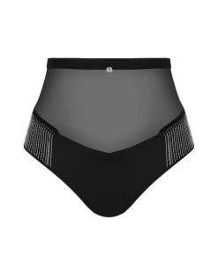 Obsessive - Panty mit Zierketten aus feinem Material