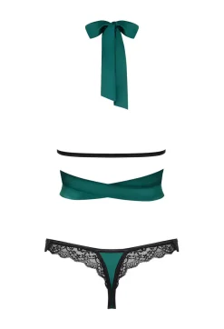 Obsessive - Sensuelia Top & Thong grün