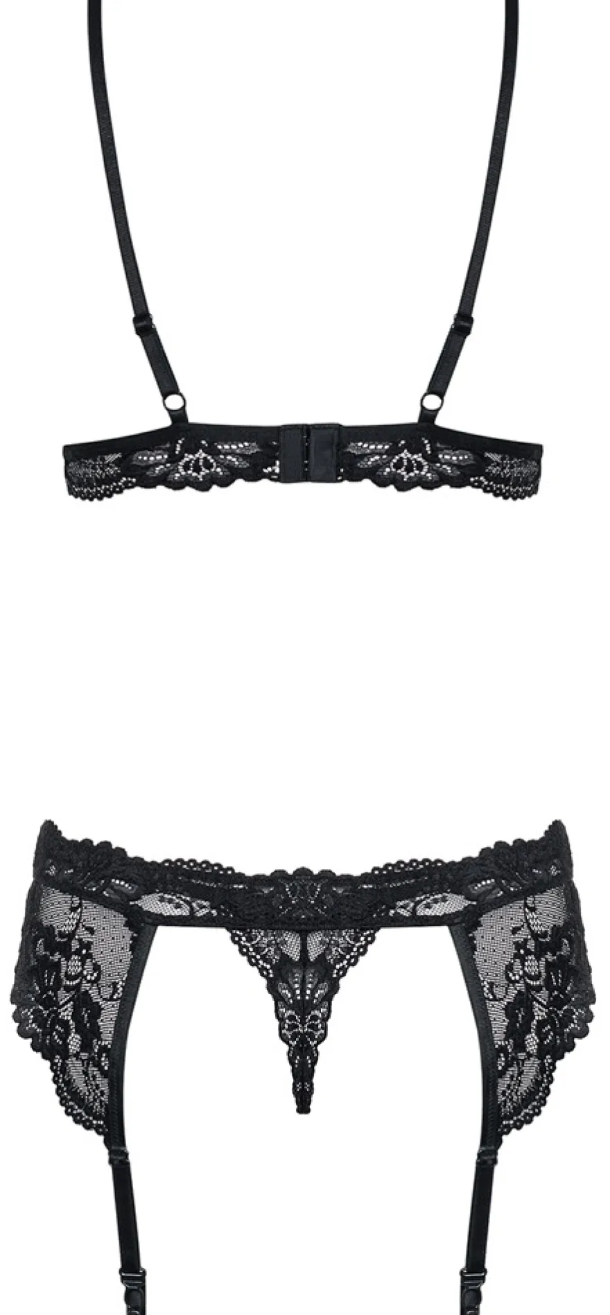 Obsessive - 3-teiliges Straps-Set - schwarz