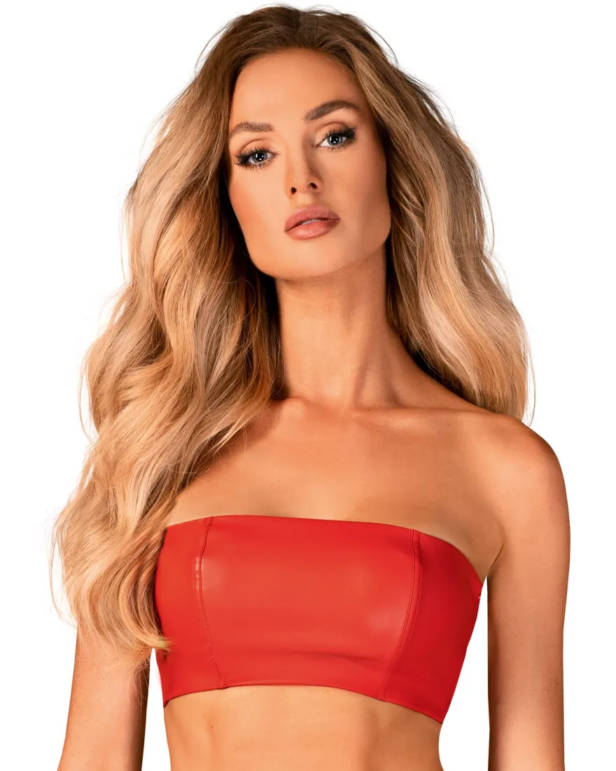 Obsessive - Wetlook Top aus weichem Material