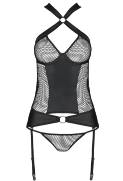 Passion - Amanda Corsage & String schwarz