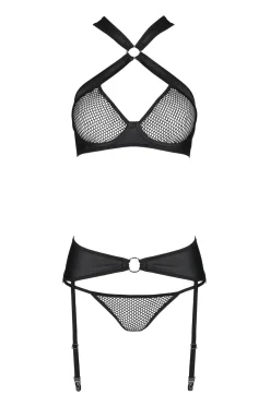 Passion - Amanda 3-tlg. Straps Set schwarz