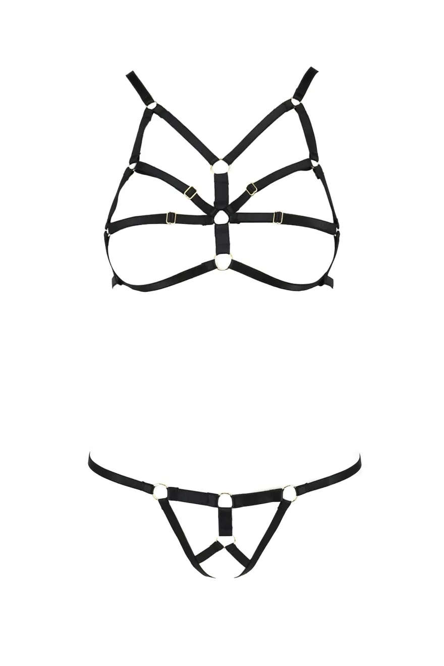 Passion Exklusiv - Armanda 2tlg Set black