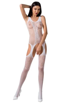 Passion Exklusiv - Bodystocking BS072 white
