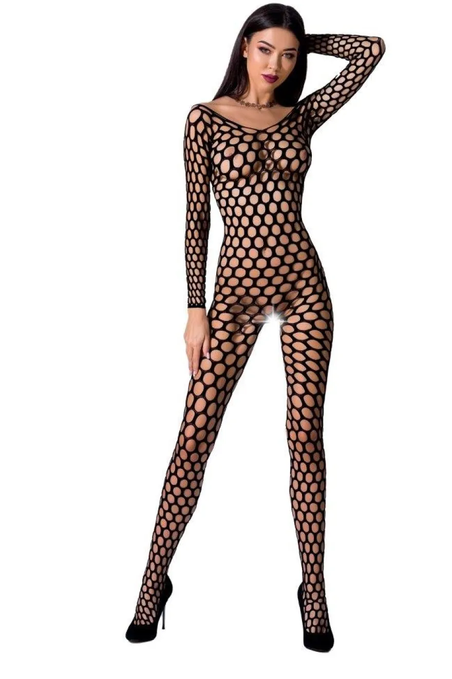 Passion Exklusiv - Bodystocking BS077 black