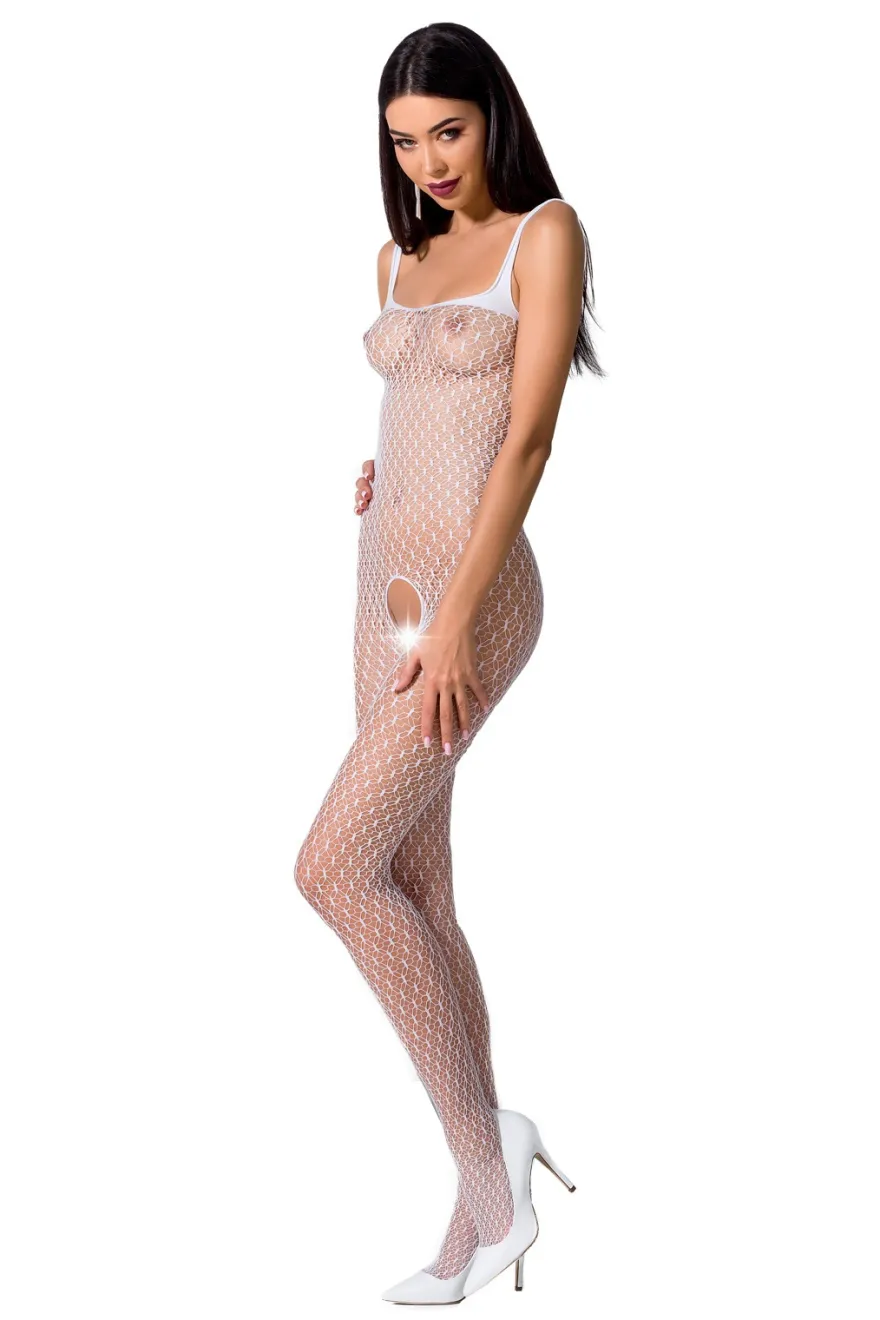 Passion Exklusiv - Bodystocking BS071 white