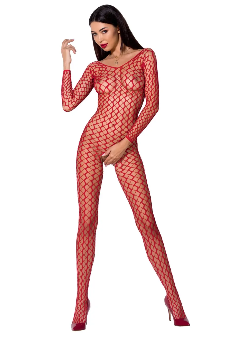 Passion Exklusiv - Bodystocking BS068 red