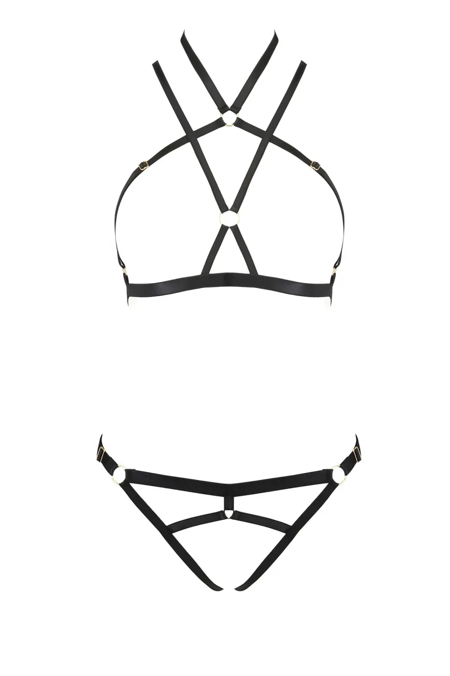 Passion Exklusiv - Kelis 2tlg Set black