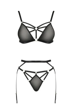 Passion Exklusiv - Meggy 3tlg Set black