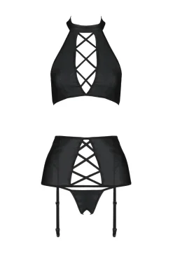 Passion - Nancy 3-tlg. Straps Set schwarz