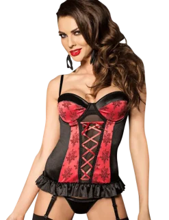 Passion - Rumba Straps-Bustier schwarz