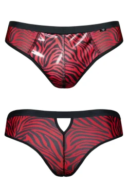 Regnes-Fashion-Planet - Netz Slip im Zebramuster